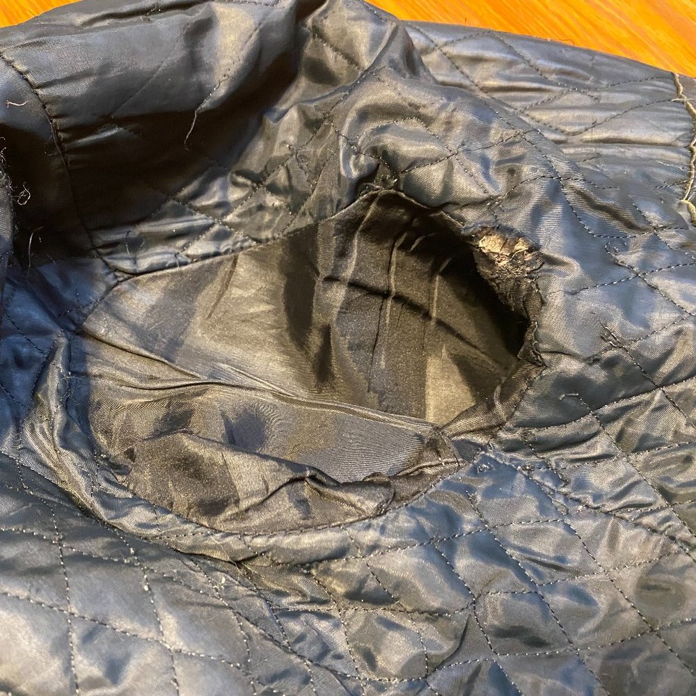 Vintage Moto Cuir Leather Jacket w/ Road Rash - Picture 11 of 14